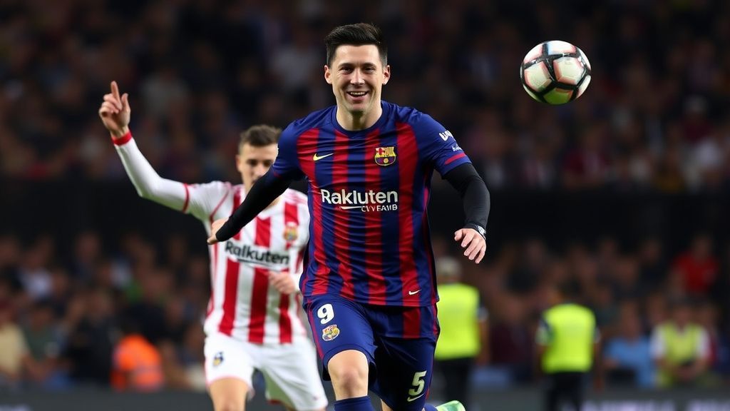 西甲争冠白热化！巴萨87分钟绝杀十人马竞